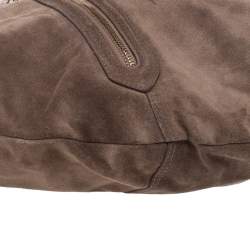 Bally Brown Suede Chain Hobo