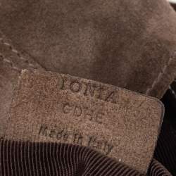 Bally Brown Suede Chain Hobo