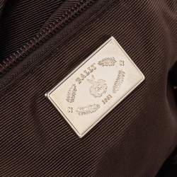 Bally Brown Suede Chain Hobo