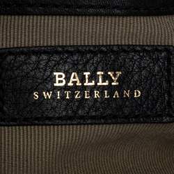 Pre Owned Bally Black Quilted Leather Satchel