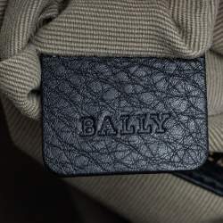 Pre Owned Bally Black Quilted Leather Satchel