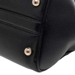 Pre Owned Bally Black Quilted Leather Satchel