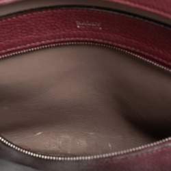 Pre Owned Bally Burgundy Leather Large Sommet Tote