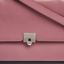 Bally Wine Leather Double Zip Front Pocket Satchel