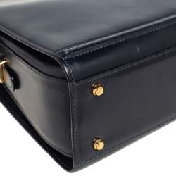 Pre Owned Bally Navy Blue Crossbody Bag