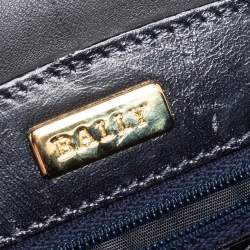 Pre Owned Bally Navy Blue Crossbody Bag