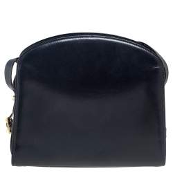 Pre Owned Bally Navy Blue Crossbody Bag