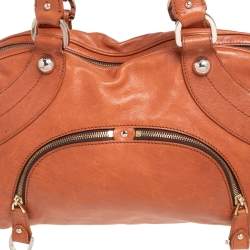 Bally Brown Leather Satchel 