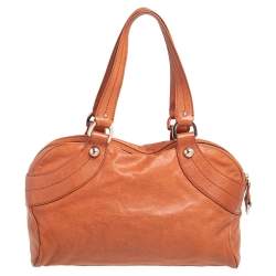 Bally Brown Leather Satchel 