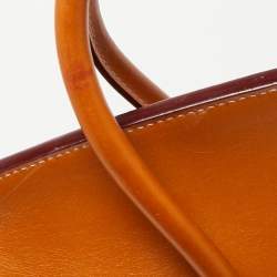 Pre Owned Bally Tan Leather Sommet Satchels 