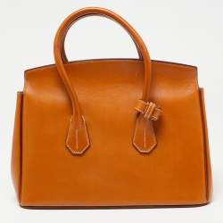 Pre Owned Bally Tan Leather Sommet Satchels 