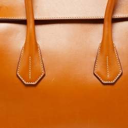 Pre Owned Bally Tan Leather Sommet Satchels 