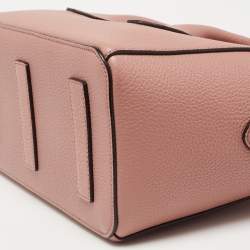 Pre Owned Bally Old Rose Leather Sommet Tote