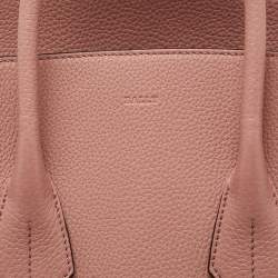Pre Owned Bally Old Rose Leather Sommet Tote
