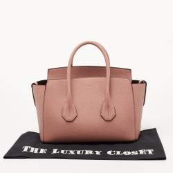 Pre Owned Bally Old Rose Leather Sommet Tote