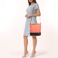 Bally Multicolor Canvas And Leather Shoulder Bag