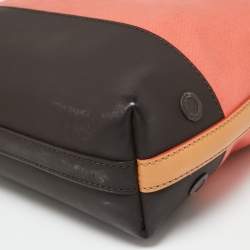 Bally Multicolor Canvas And Leather Shoulder Bag