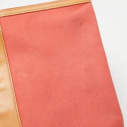Bally Multicolor Canvas And Leather Shoulder Bag