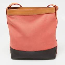 Bally Multicolor Canvas And Leather Shoulder Bag