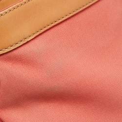 Bally Multicolor Canvas And Leather Shoulder Bag