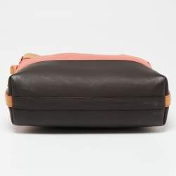 Bally Multicolor Canvas And Leather Shoulder Bag