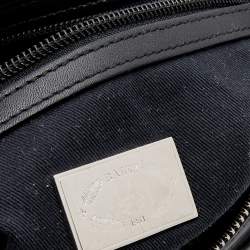 Bally Black Nylon and Leather Boston Bag