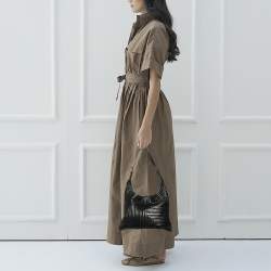 Pre Owned Bally Black Quilted Leather Shoulder Bag