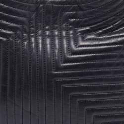 Pre Owned Bally Black Quilted Leather Shoulder Bag