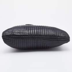 Pre Owned Bally Black Quilted Leather Shoulder Bag