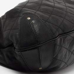 Pre Owned Bally Black Leather Meg T Shoulder Bag