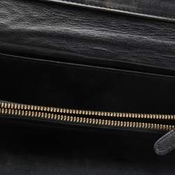 Bally Black Quilted Leather Continental Wallet