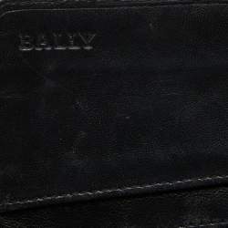 Bally Black Quilted Leather Continental Wallet