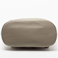 Bally Grey Jayden Buckle Detail Backpack 