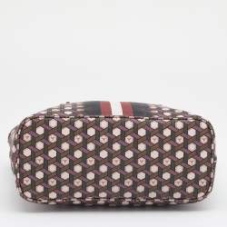 Pre Owned Bally Multicolor Coated Canvas And Leather Bernina Tote