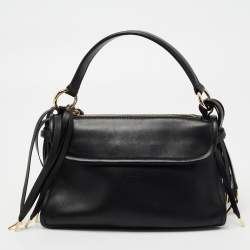 Pre Owned Bally Kyrah Black Leather Shoulder Bag