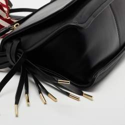 Pre Owned Bally Kyrah Black Leather Shoulder Bag