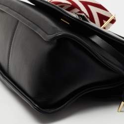 Pre Owned Bally Kyrah Black Leather Shoulder Bag