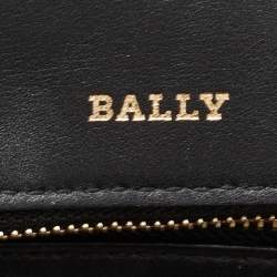 Pre Owned Bally Kyrah Black Leather Shoulder Bag