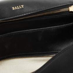 Pre Owned Bally Kyrah Black Leather Shoulder Bag