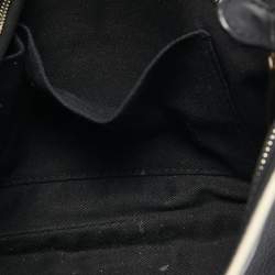 Pre Owned Bally Black/Cream Leather Tassel Shoulder Bag