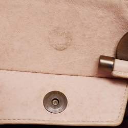 Pre Owned Bally Beige Quilt Stitched Leather Tote