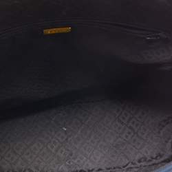 Pre Owned Bally Navy Blue Quilted Leather Shoulder Bag