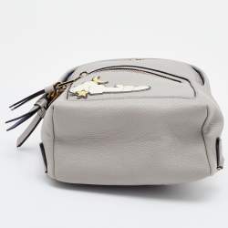 Bally Grey Leather 17 Bovine Backpack
