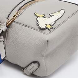 Bally Grey Leather 17 Bovine Backpack