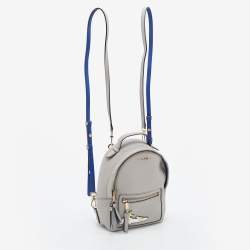 Bally Grey Leather 17 Bovine Backpack