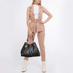 Pre Owned Bally Brown Leather Shoulder Bag