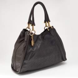 Pre Owned Bally Brown Leather Shoulder Bag