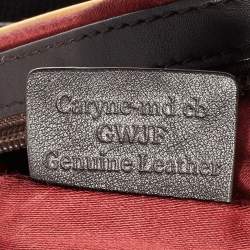 Pre Owned Bally Brown Leather Shoulder Bag