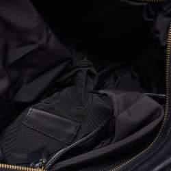 Pre Owned Bally Black Quilted Leather Moreen T Hobo