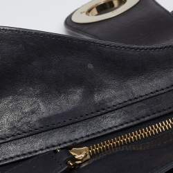 Pre Owned Bally Black Quilted Leather Moreen T Hobo